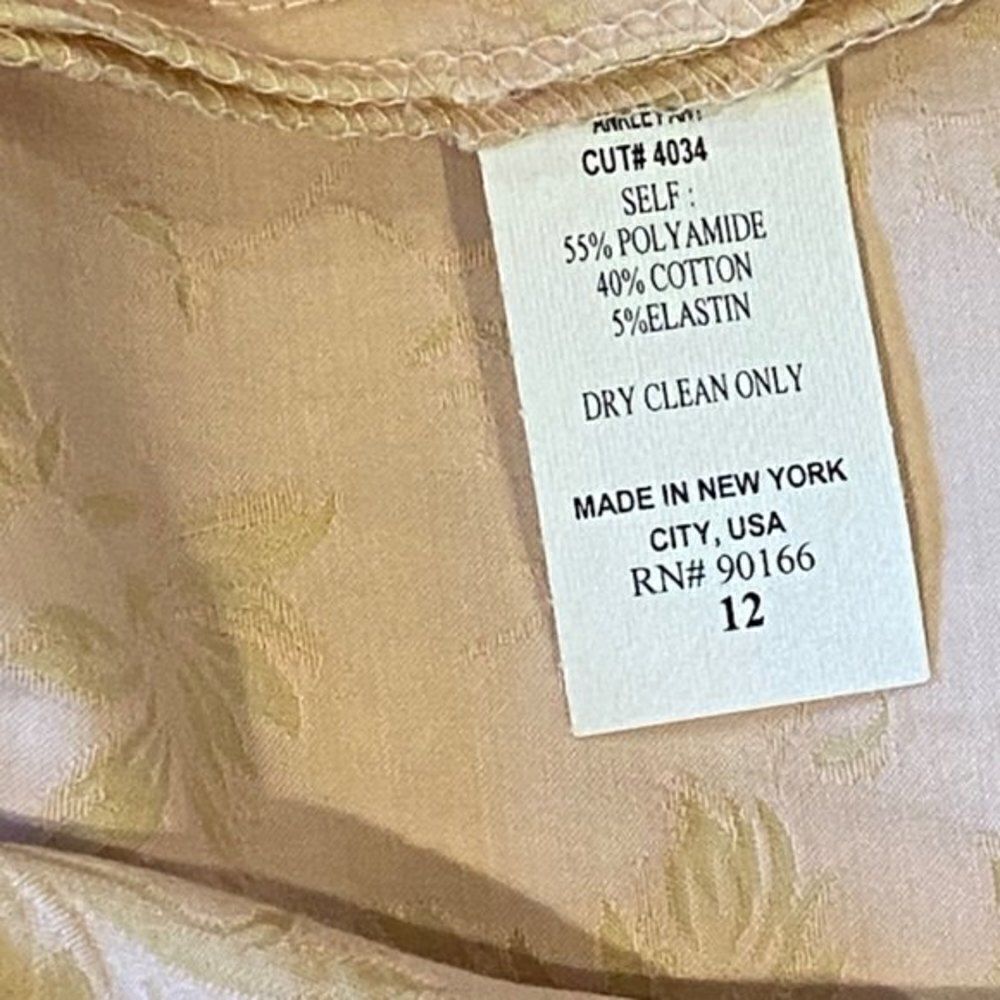 Womyn Cream and White Floral Print Pants Size 12 NWT - Picture 9 of 9